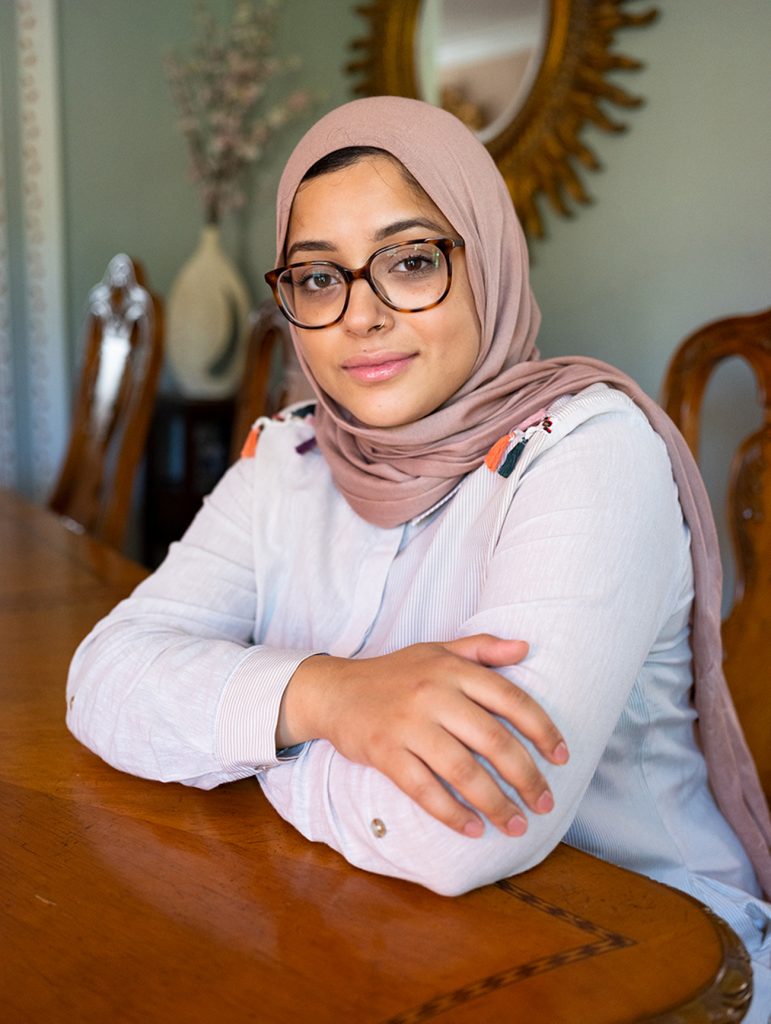 Portrait of Rabia Ahsin at home